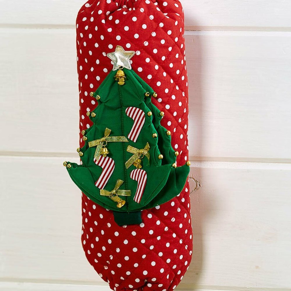 Grocery Bag Holder Holiday Christmas Tree